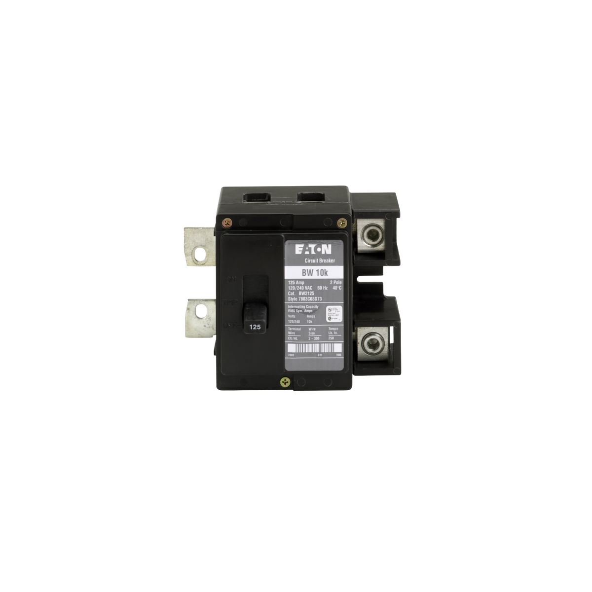 EATON TYPE BW 2-POLE 100A SINGLE PACK | Eaton