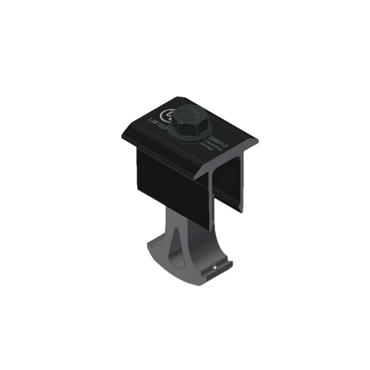SNAPNRACK ULTRA RAIL MID CLAMP, BLACK (USA) | SnapNRack