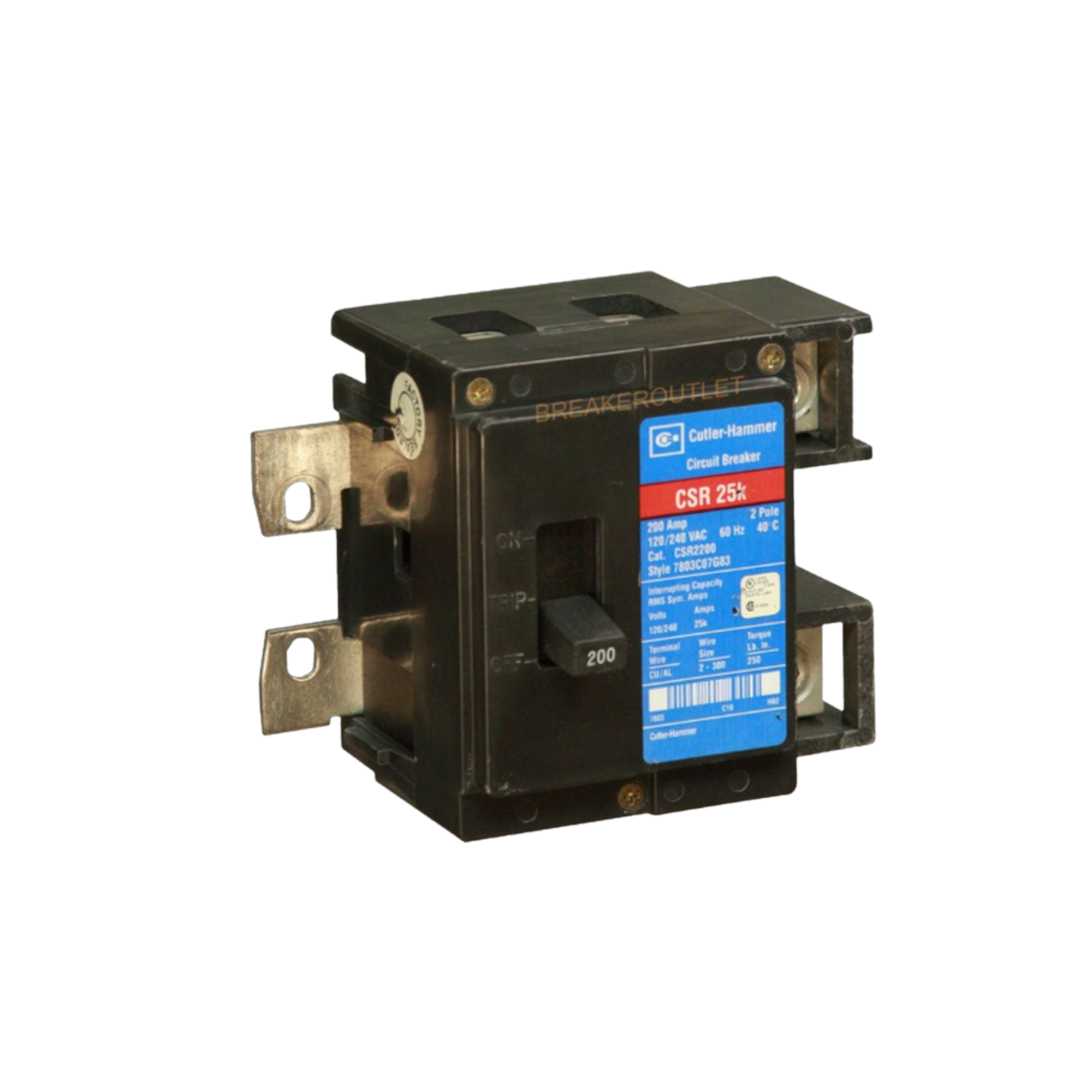 EATON 25K MAIN BREAKER FOR CUTLER-HAMMER LOAD CENTERS – SUNRGY Solar ...