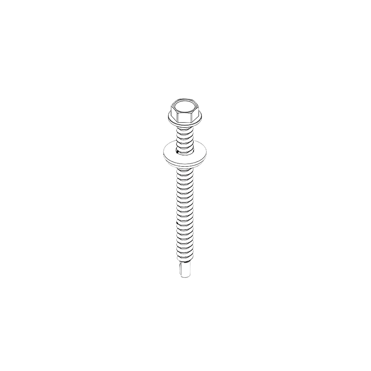 UNIRAC #12-14 X 2.50 SCREW HDW SS SD | Unirac
