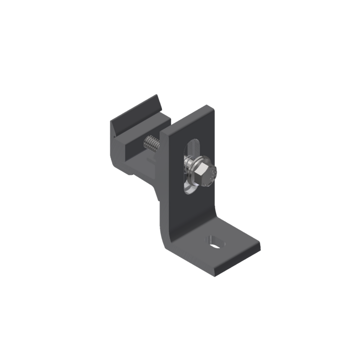 SNAPNRACK ULTRA RAIL ALL PURPOSE L FOOT (90 DEG), SILVER | SnapNRack