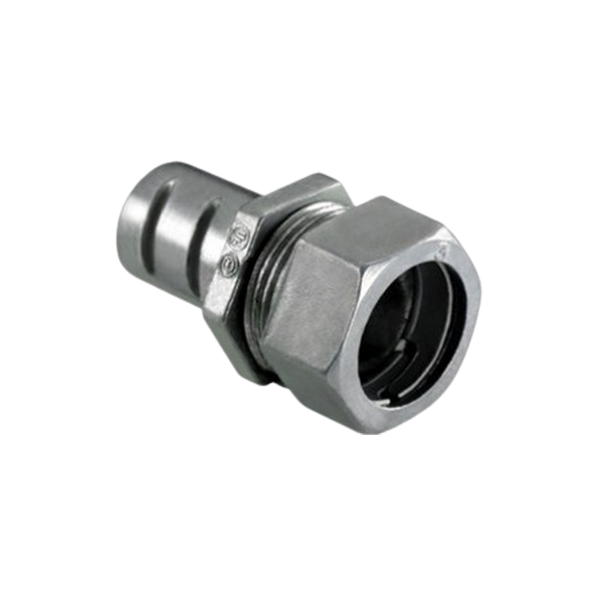 3/4" EMT TO 3/4" FLEX (SCREW IN) DIECAST COUPLING | Bridgeport