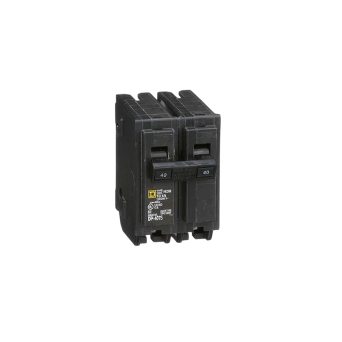 SQUARE D HOM240 MINIATURE CIRCUIT BREAKER 120/240V 40A | Square D