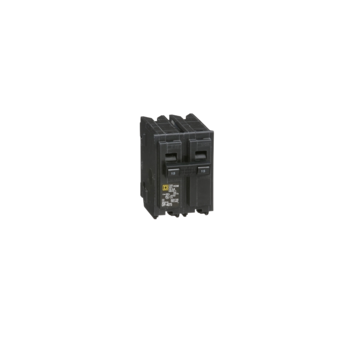MINI CIRCUIT BREAKER, HOMELINE, 15A, 2 POLE, 120/240VAC, 10kA AIR | Square D