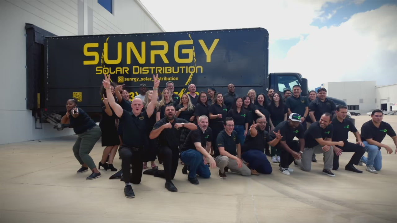 SUNRGY solar distribution team promo video