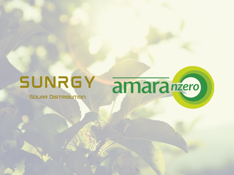 SUNRGY SOLAR DISTRIBUTION ACQUIRED BY Amara NZero